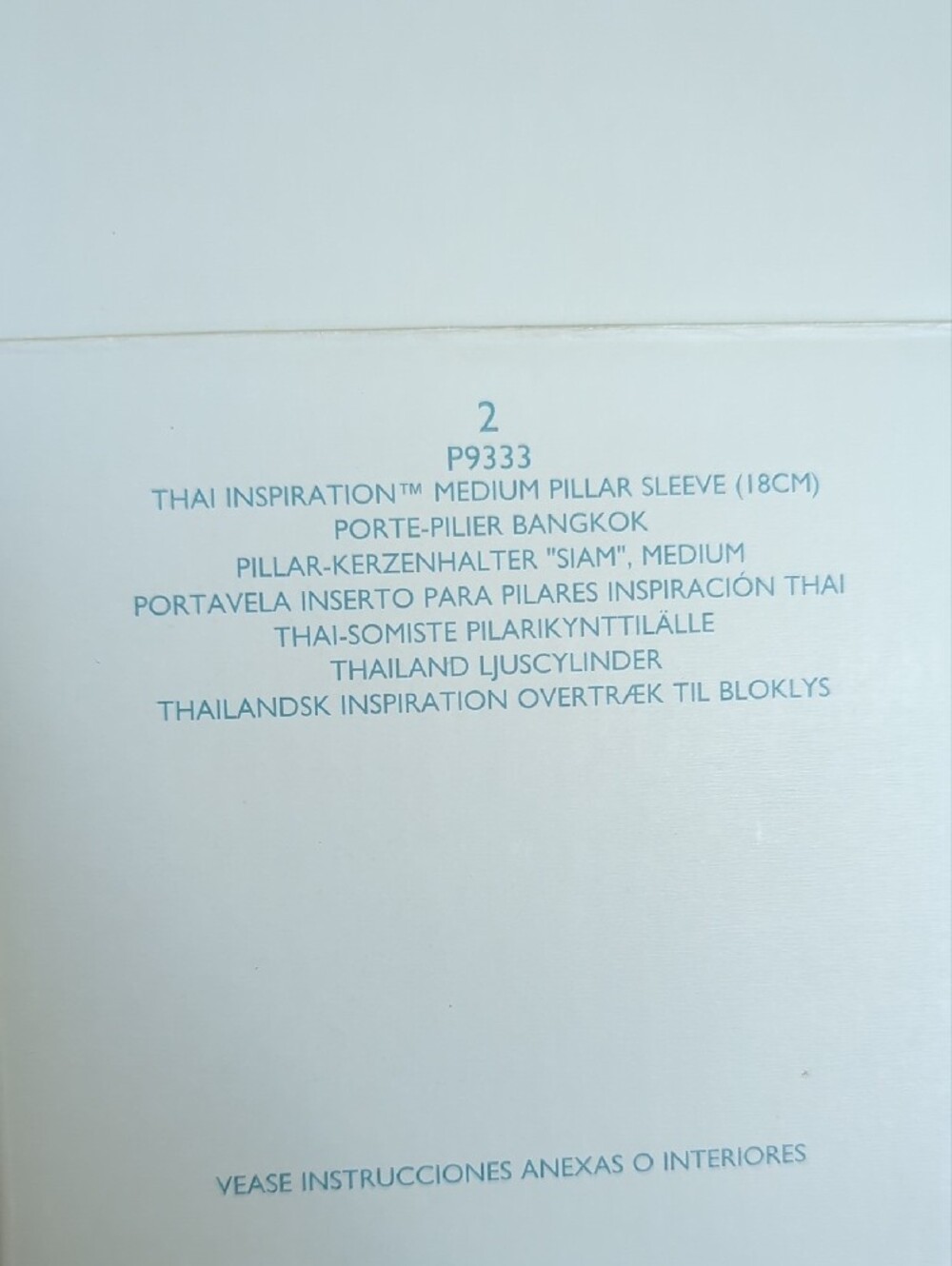 PartyLite Thai Inspiration Medium Pillar Sleeve- Bronze - Picture 2 of 11